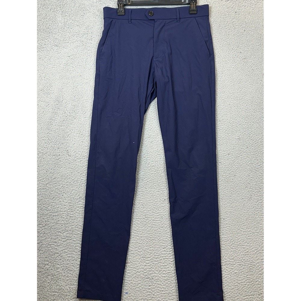 Greyson Pants Mens 30X32 Montauk Navy Blue Golf Chino Performance 4-Way Stretch